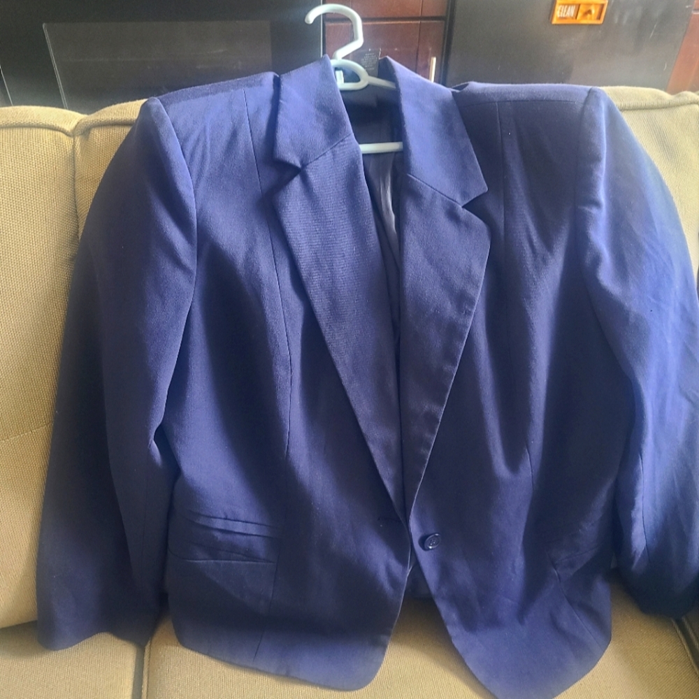 Ashley Stewart Navy Blue Blazer